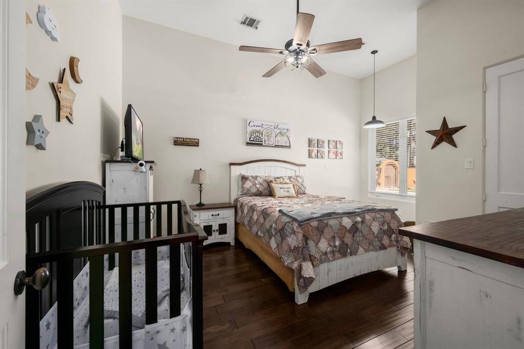 Bedroom 3 with window nook.  Bedroom 2 and 3 have adjoining closet with storage.