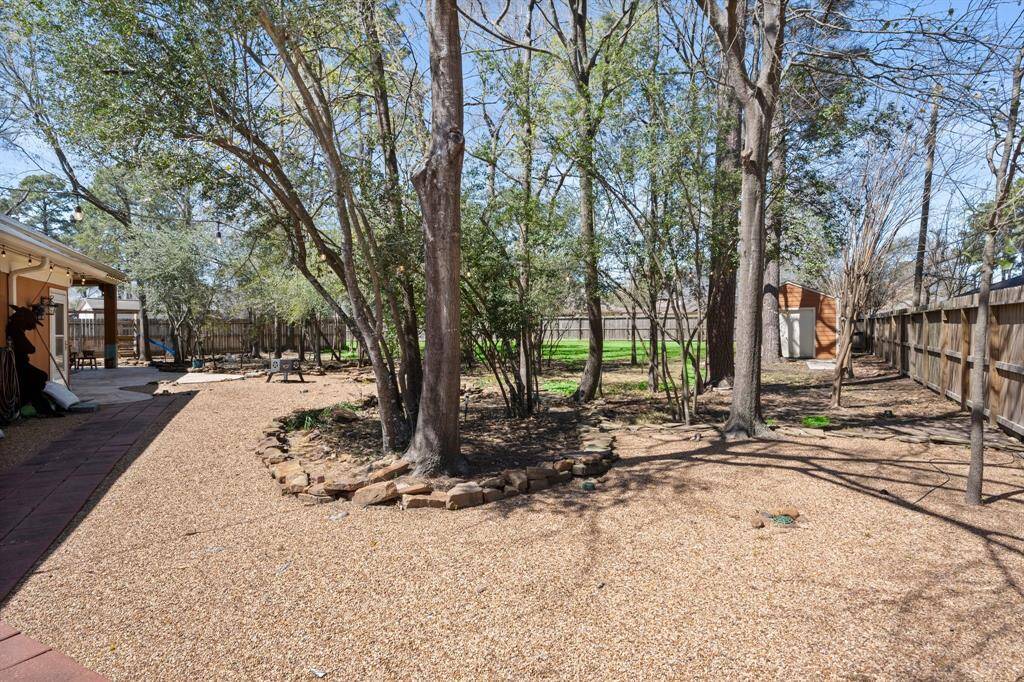 Oversized back yard.