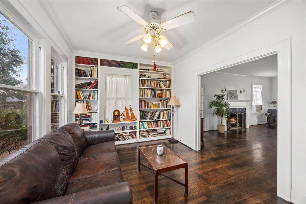 Charming and versatile back sitting room, perfect for a home office or private retreat. Add French doors for an elegant touch and enhanced privacy.