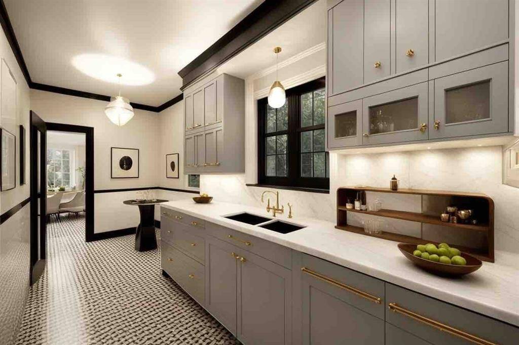 AI generated interior rendering of a potential style. NO GUARANTEE THAT THIS IS ACHIEVABLE. PLEASE CONSULT WITH AN EXPERIENCED ARCHITECT AND THE CITY FOR PLANNING.