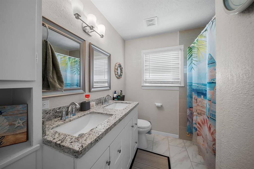 Hallway bathroom