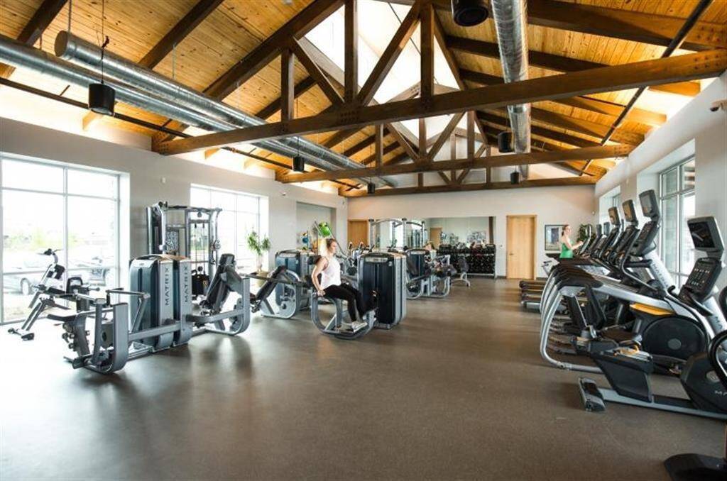 Spacious and airy gym!