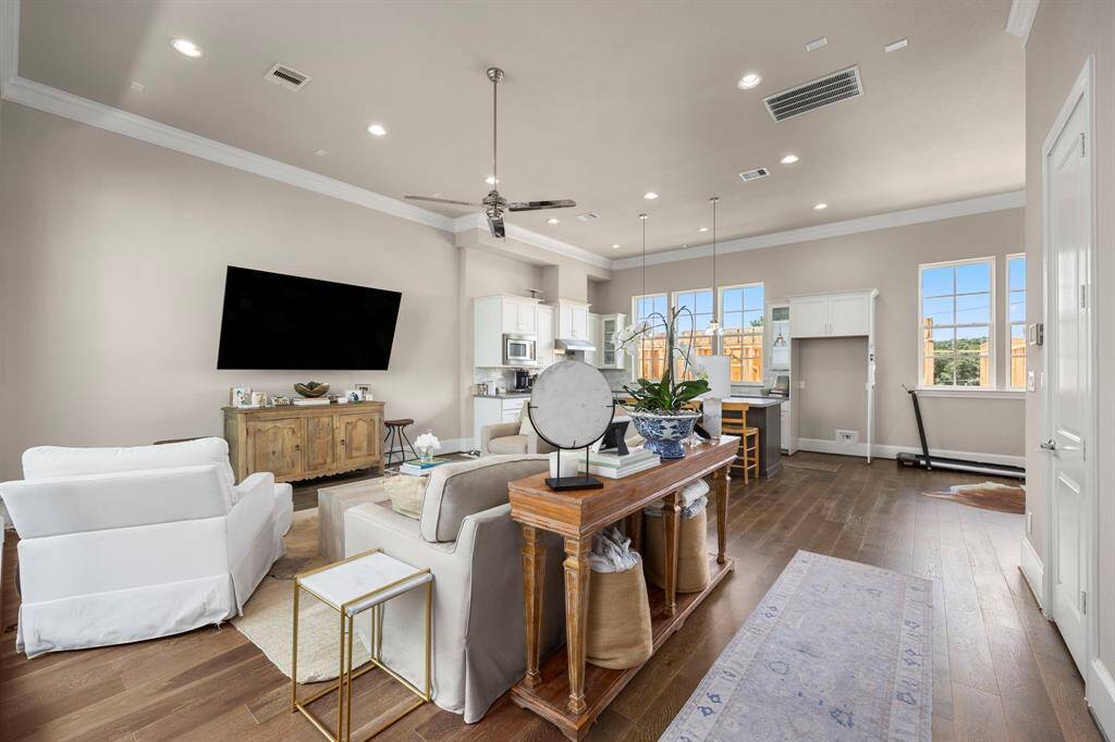 Open living second floor.