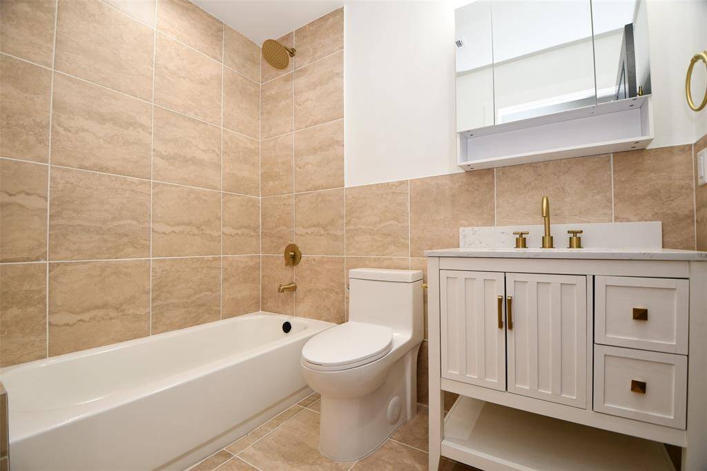 The hall bath