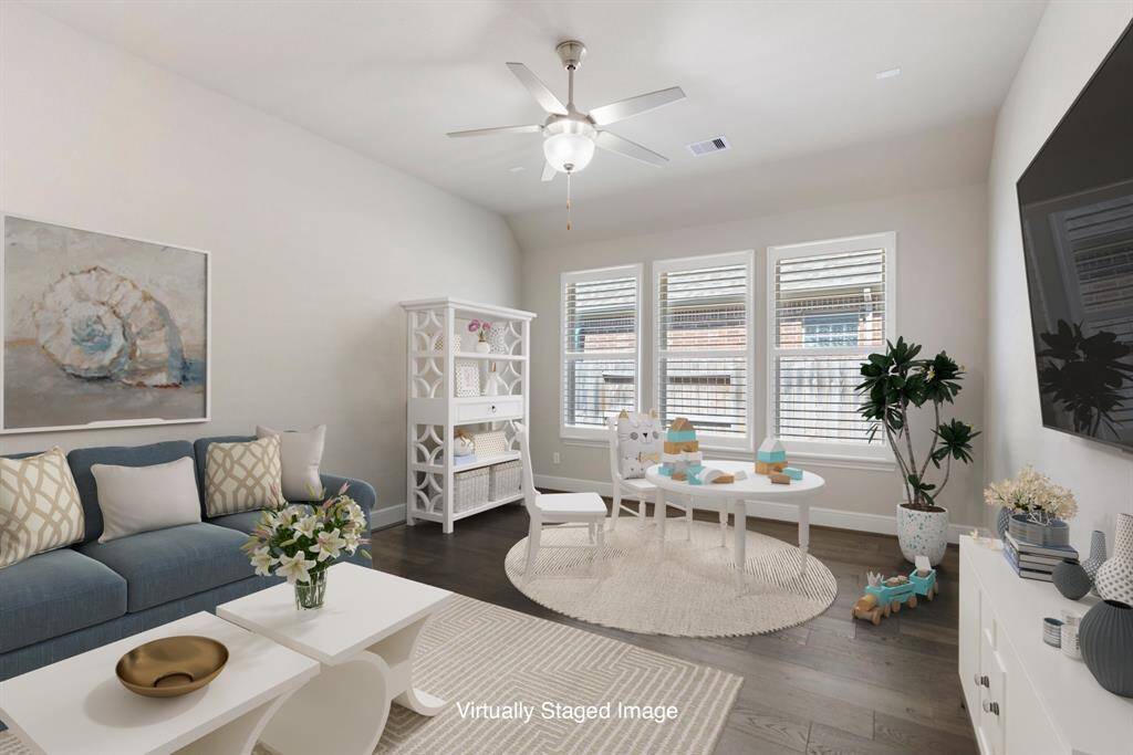 Virtually Staged Image of Game Room