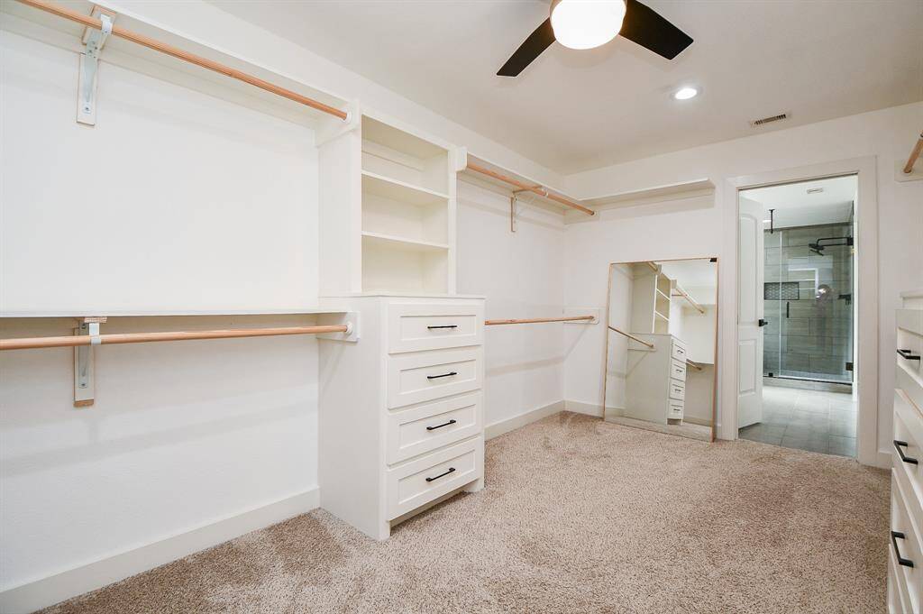 Ample closet space for organized living.