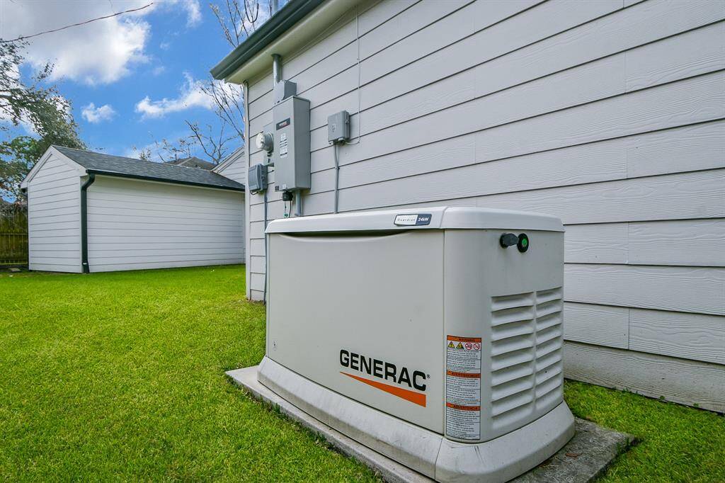 Stay powered during storms with this reliable generator.