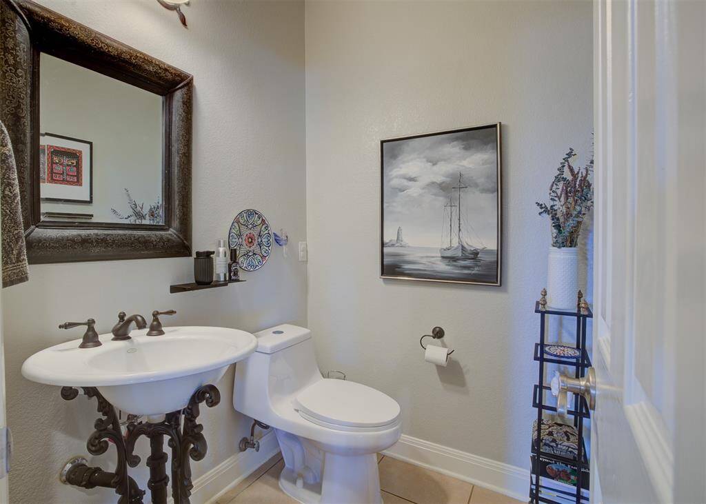 Half bath is located on main level.