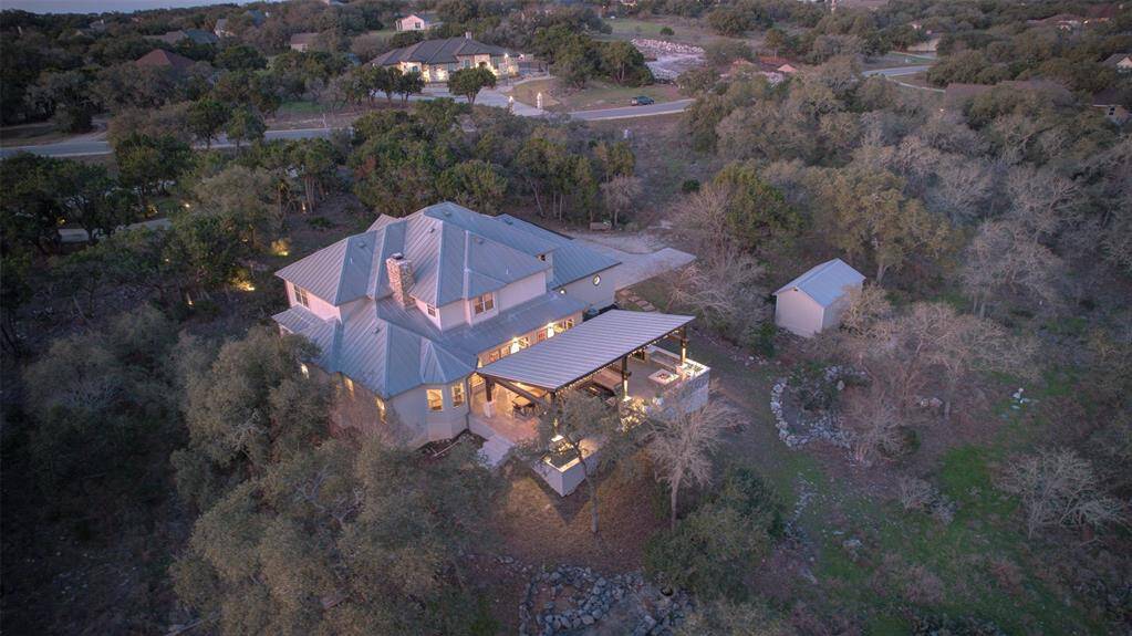 Aerial View of back of property.