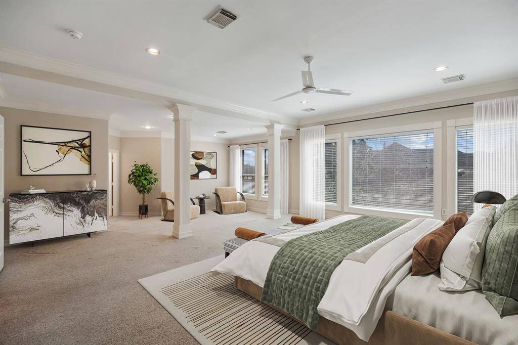 Master Suite - 2nd floor - virtually staged