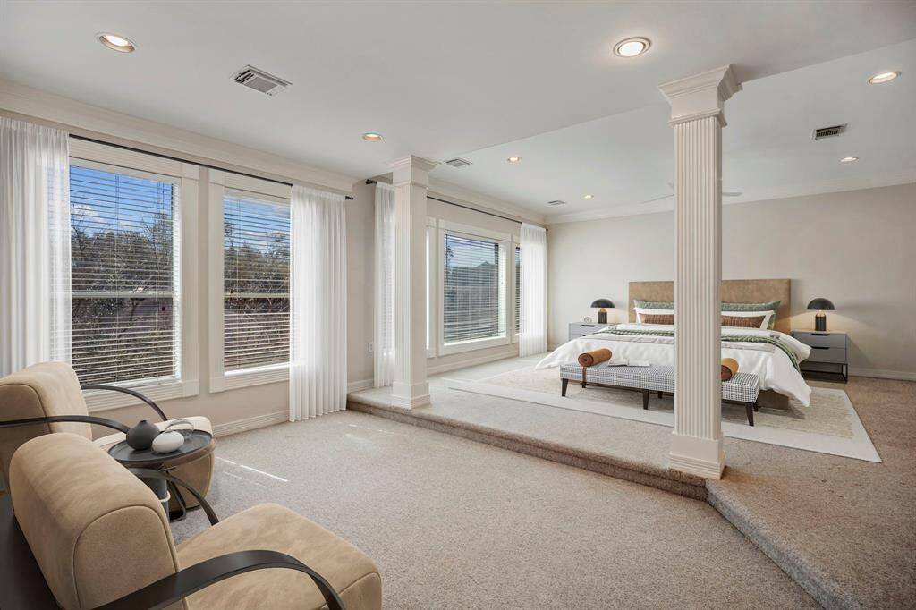 Master Suite -- 2nd floor - virtually staged