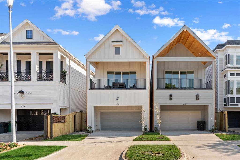 Front of homes