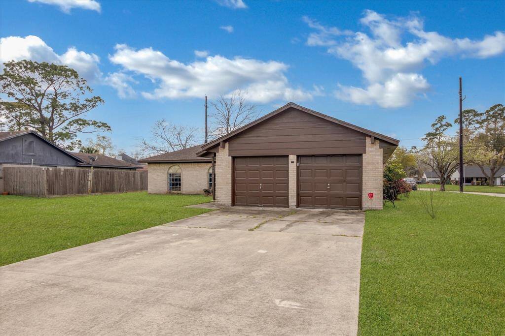 Located on a corner lot