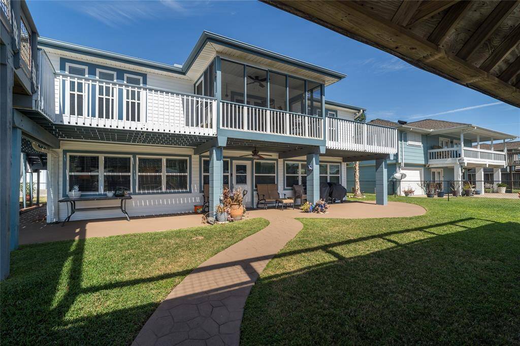 Perfect place to entertain, this East-facing home with shady afternoons and cool breezes.