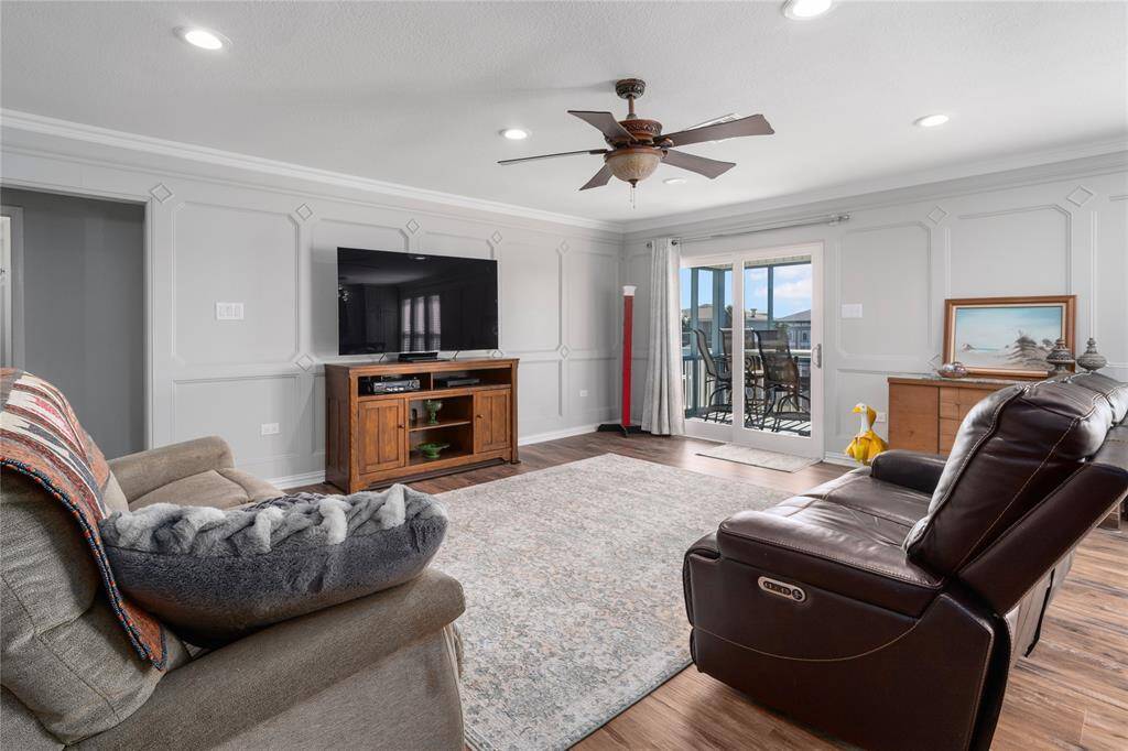 Luxury vinyl plank flooring.