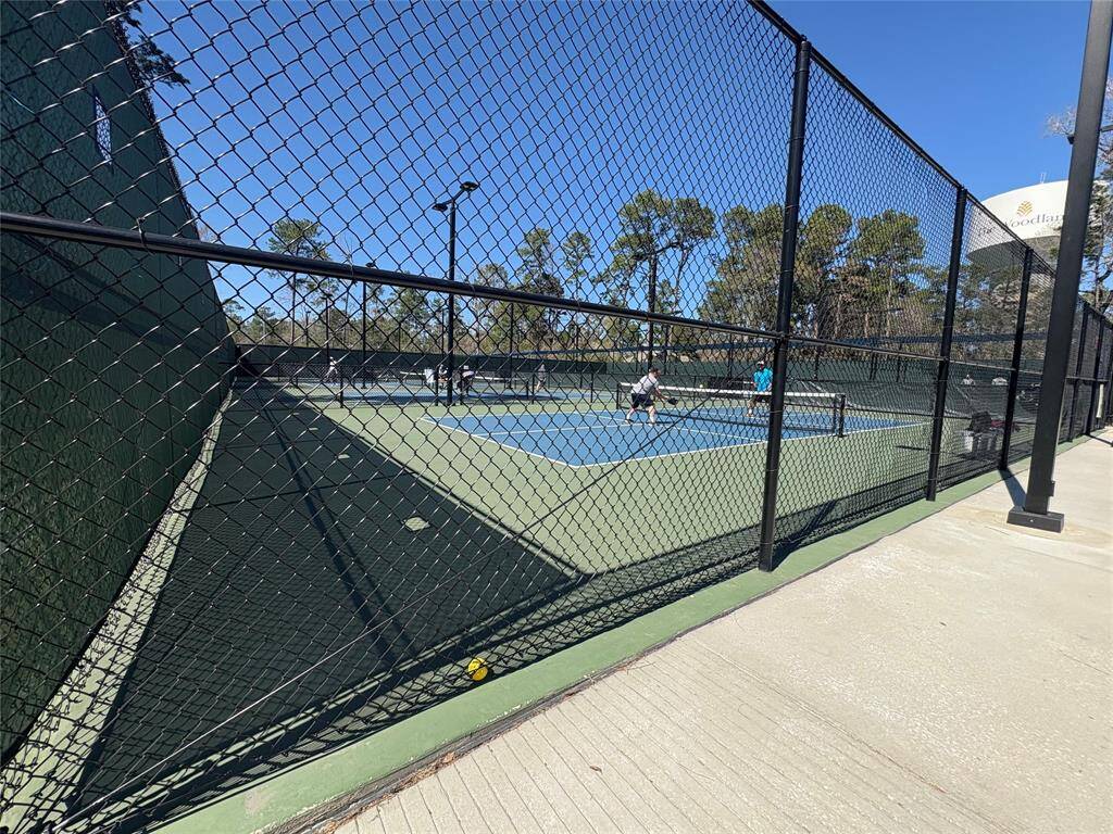 Pickleball courts.