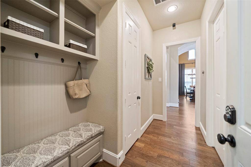 Convenient mud room and large utility room off of the entrance of 3 car tandem garage.