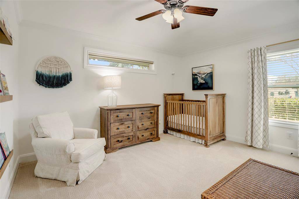 Bedroom 3 is also a sizable room with easy access to the hallway bathroom.