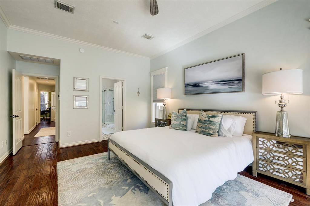 Fully remodeled master bathroom is perfection.