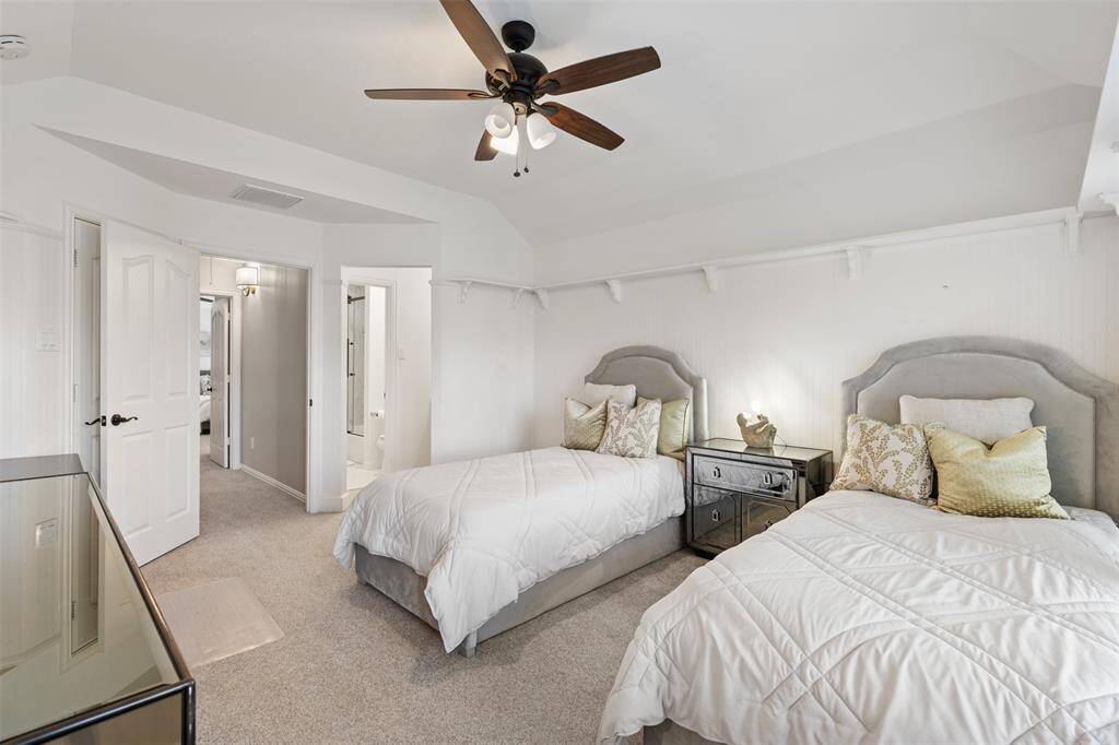 Secondary bedroom #4.  There are a total of 4 bedrooms up and 1 primary bedroom down.
