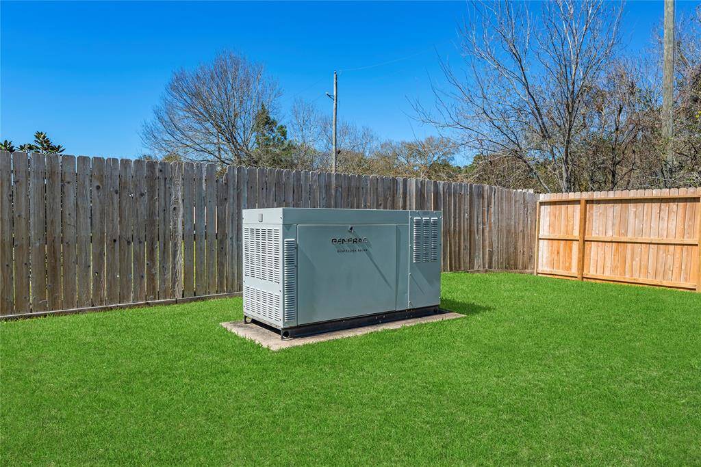 A Generac automatic standby generator ensures uninterrupted comfort for the entire home.