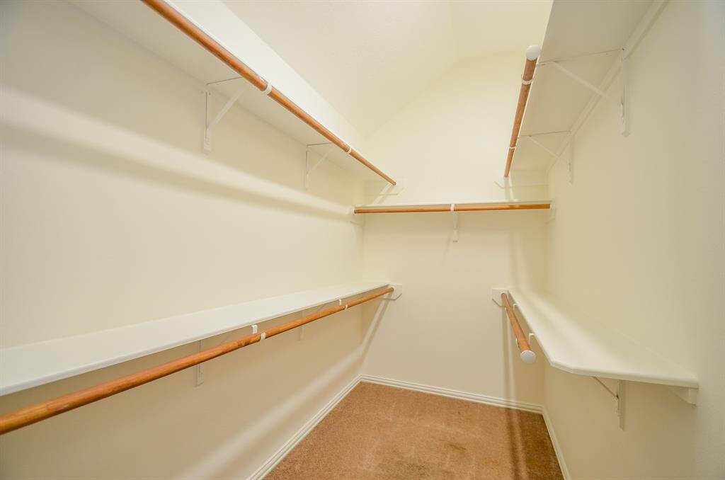 Walk-in closet in Primary