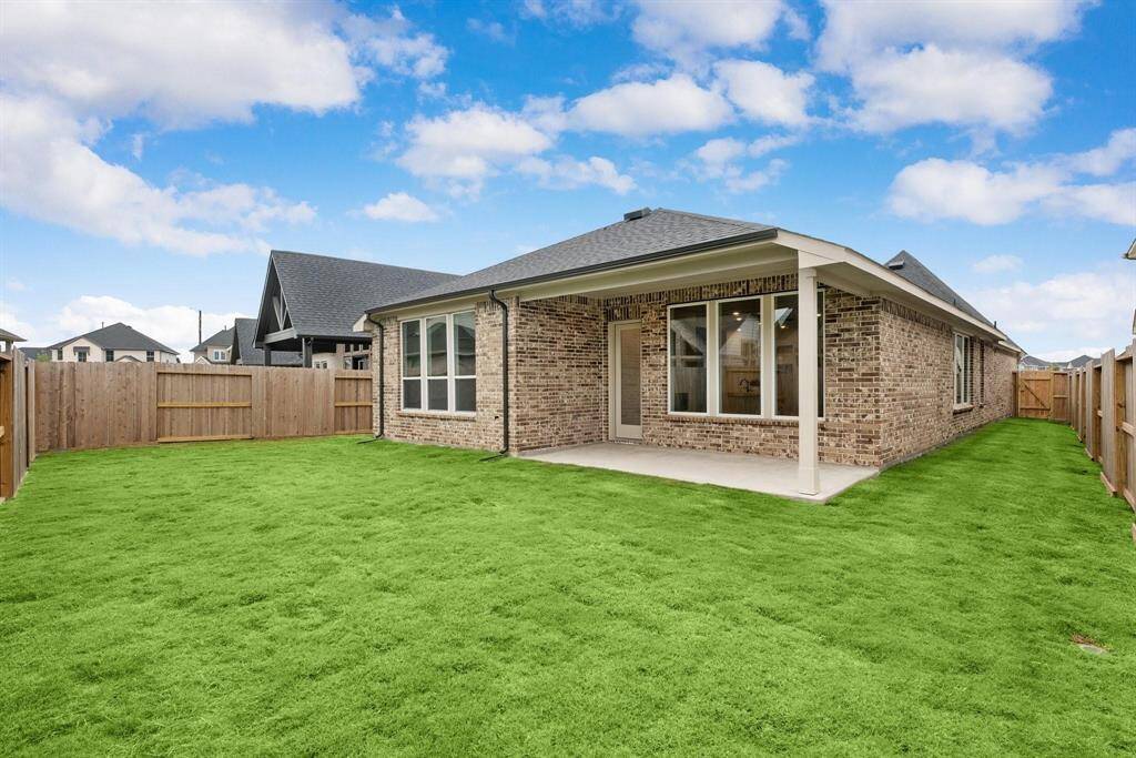 Huge backyard with covered patio