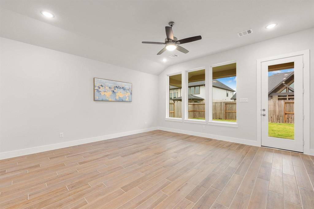 Home is filled with abundant natural light