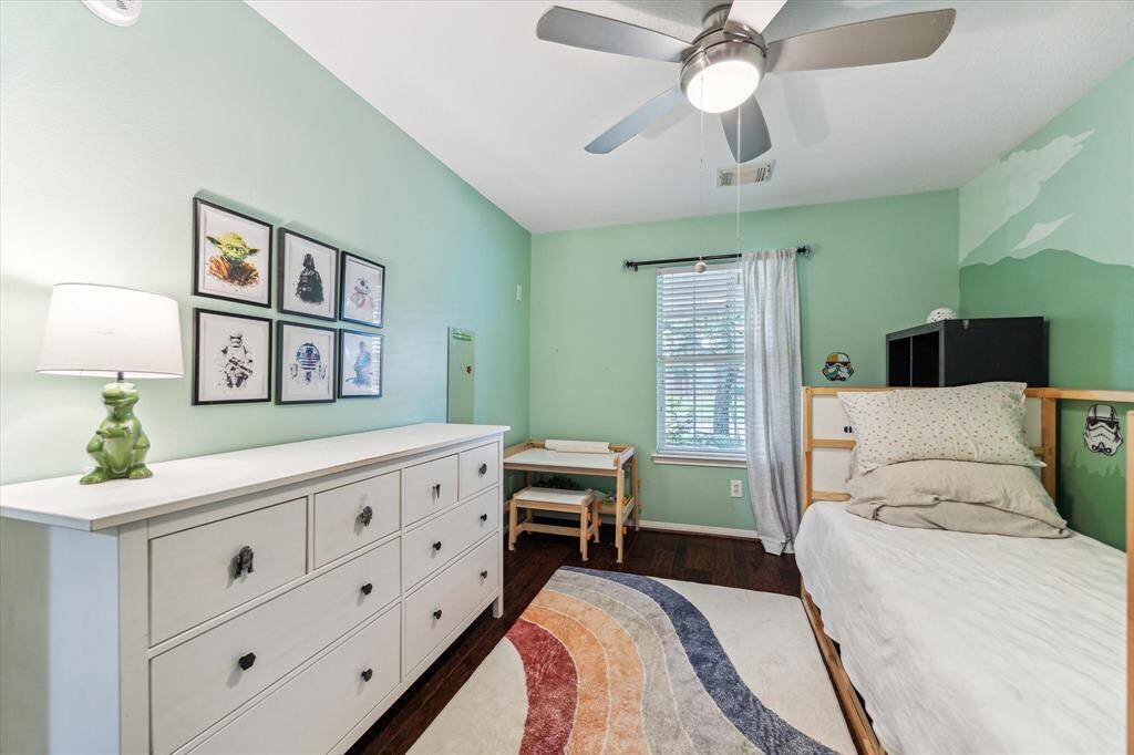 Located in the front of the. home, this is one of 3 secondary 1st floor bedrooms.