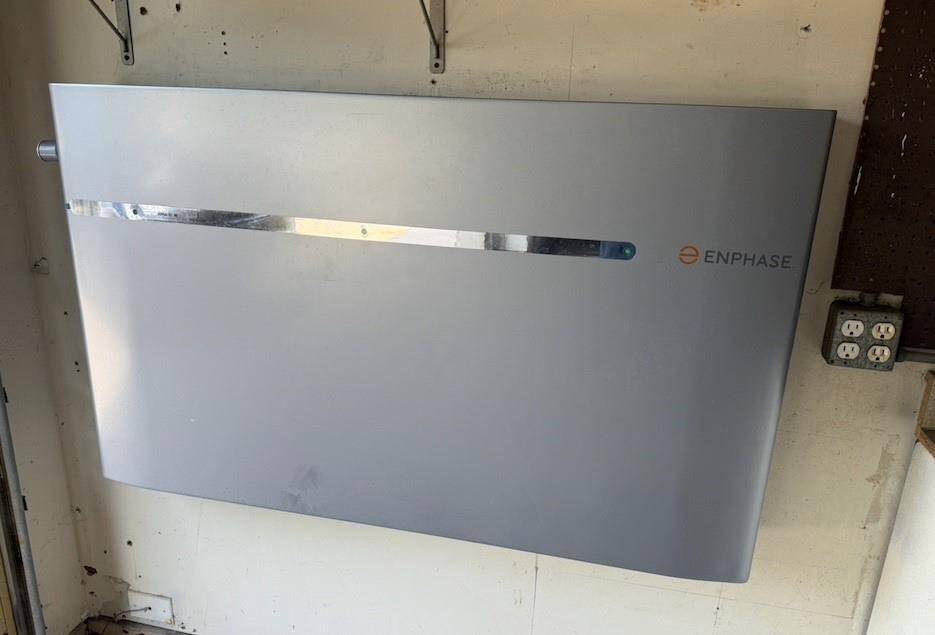 Enphase is the Solar panel with battery backup company.