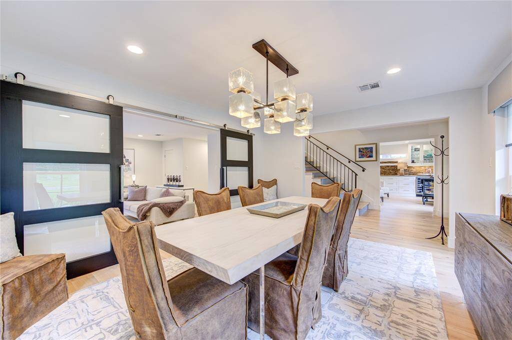The white walls and ceilings have really given this home a fresh modern look, and with LED recessed lights throughout, this home is light and bright in every room.