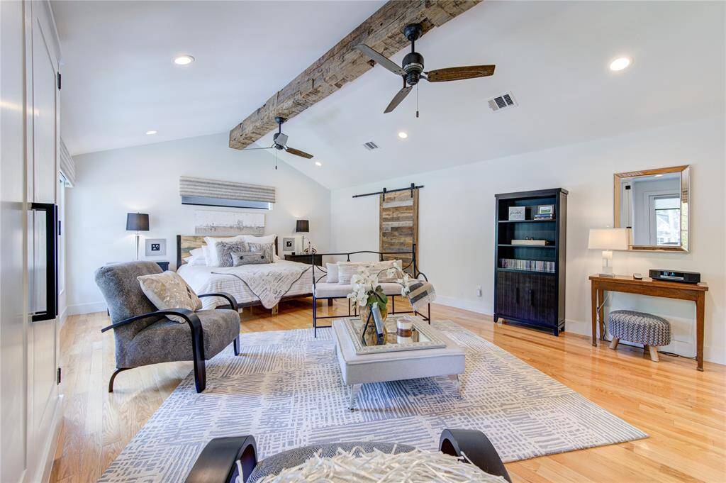 Another view of this amazing primary retreat with so much natural light and high ceilings.