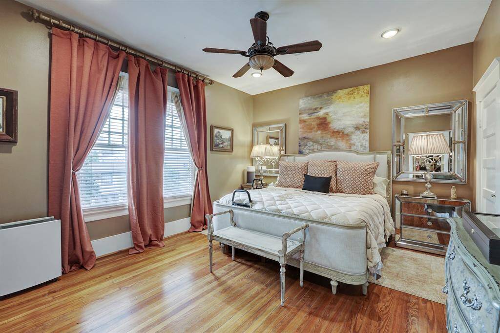Large primary bedroom on the second floor
