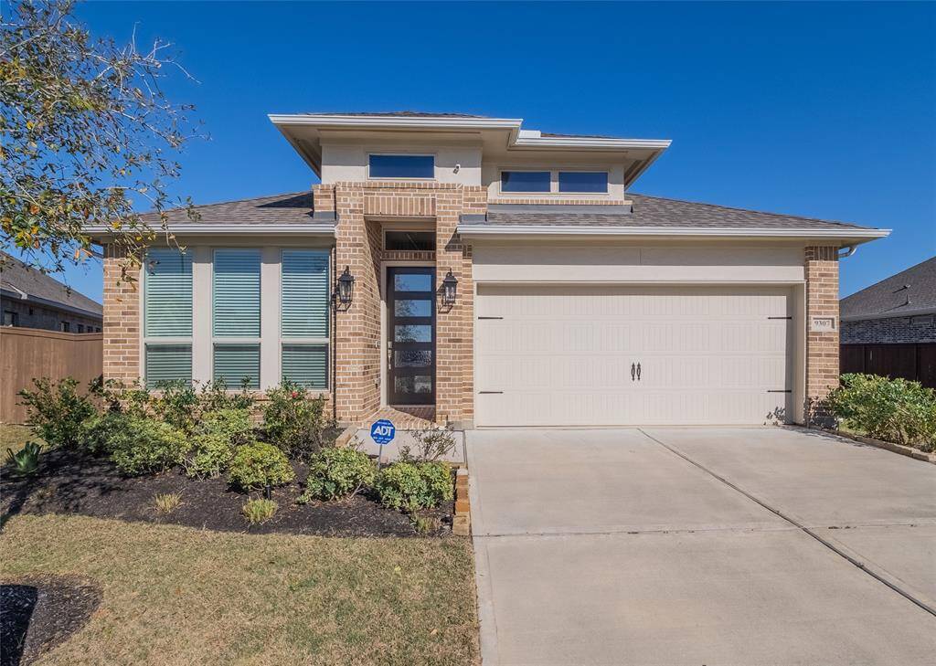 this has a very modern design all brick home