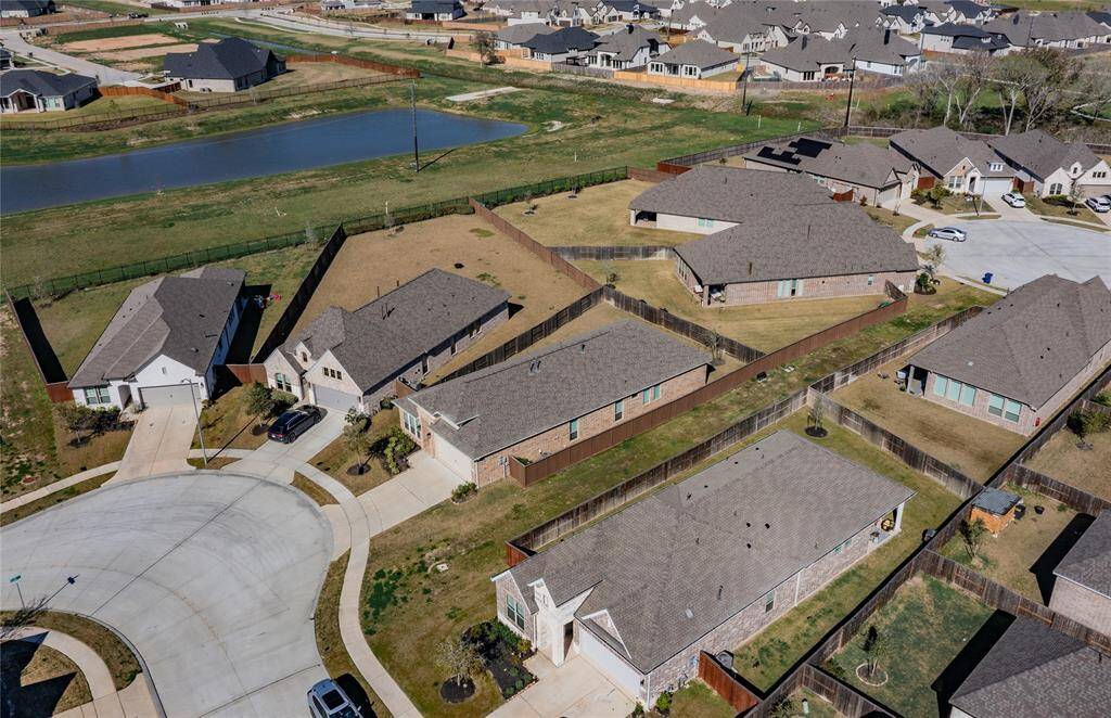 aerial view of the neighborhood