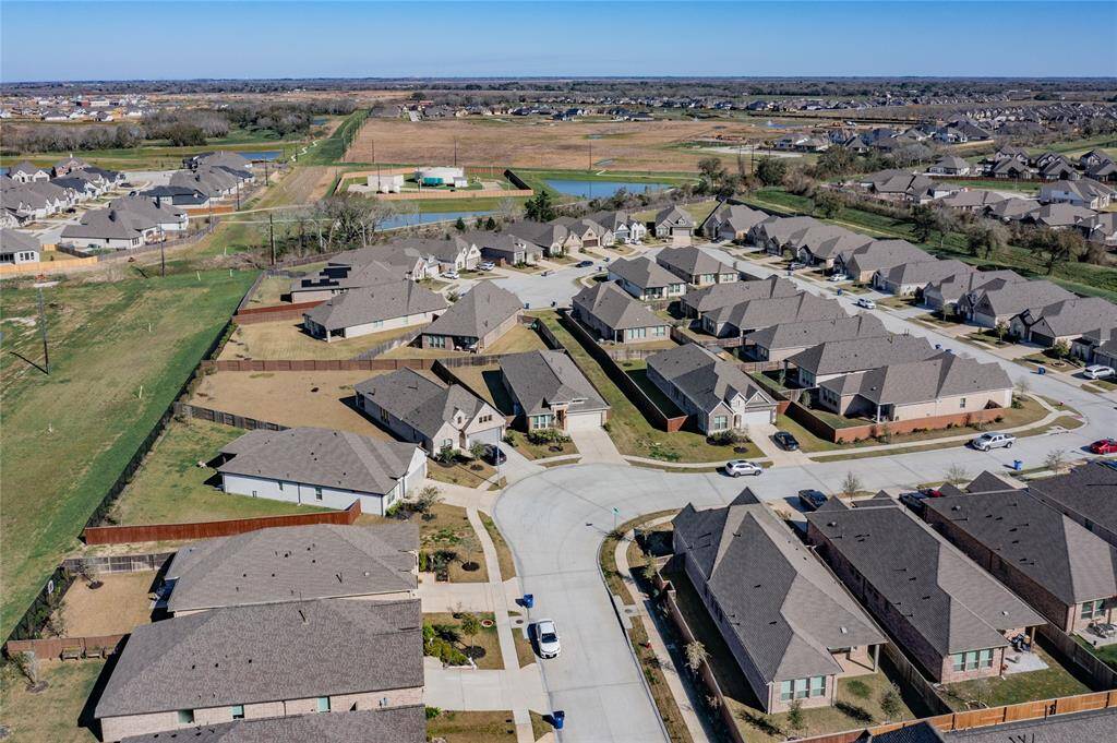 another aerial view of the neighborhood