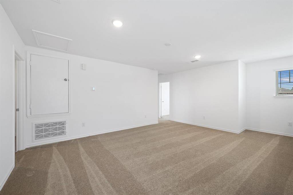 Upstairs oversized game room
