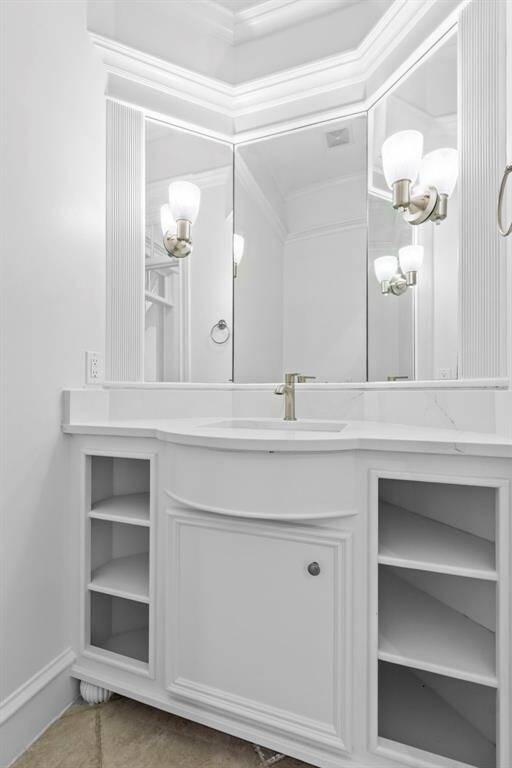 Lovely Half bathroom / Powder bathroom downstairs.