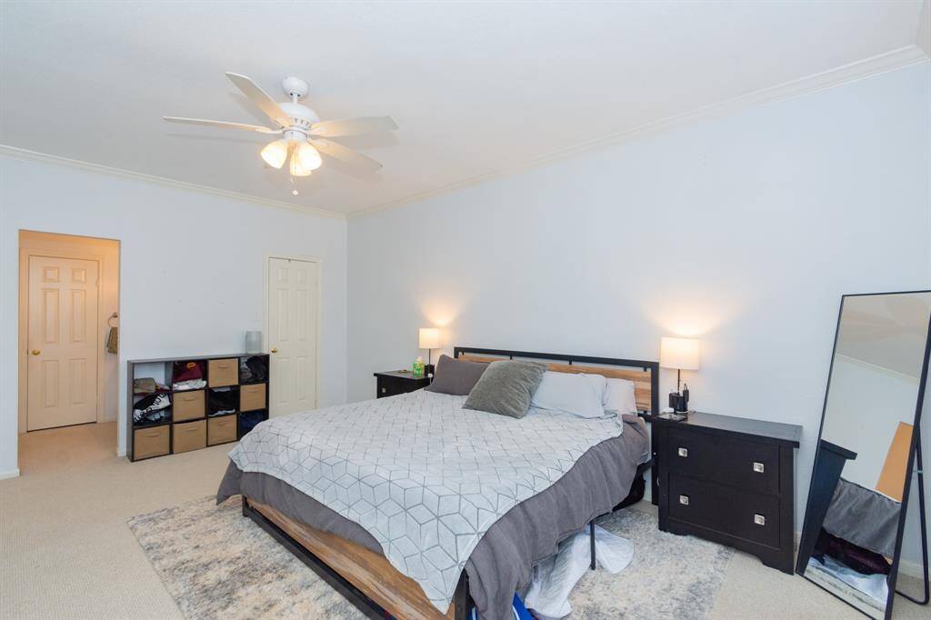 Principal bedroom looking towards closets and vanity area