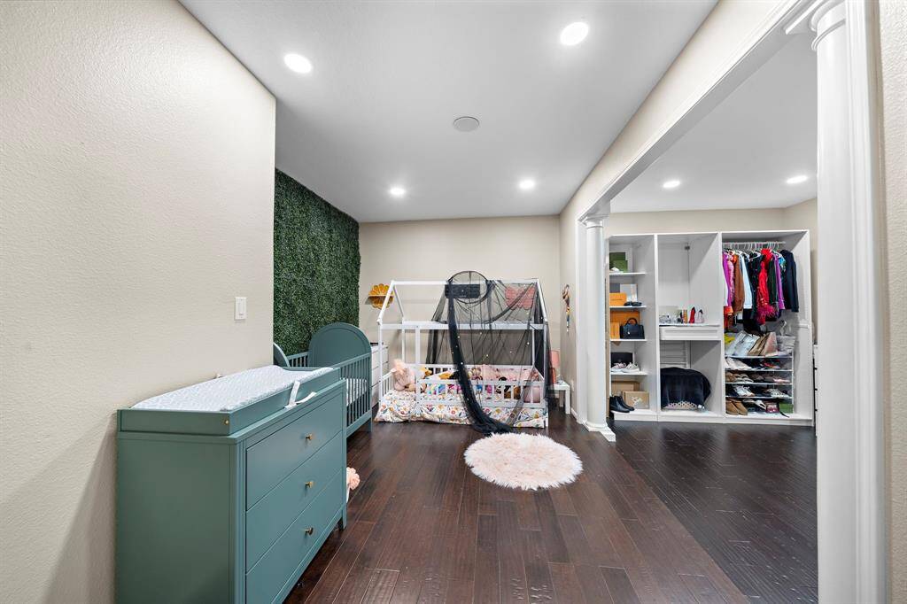 The flex space off the primary bedroom is a versatile addition, perfect for a nursery, home gym, or private office, tailored to meet your lifestyle.