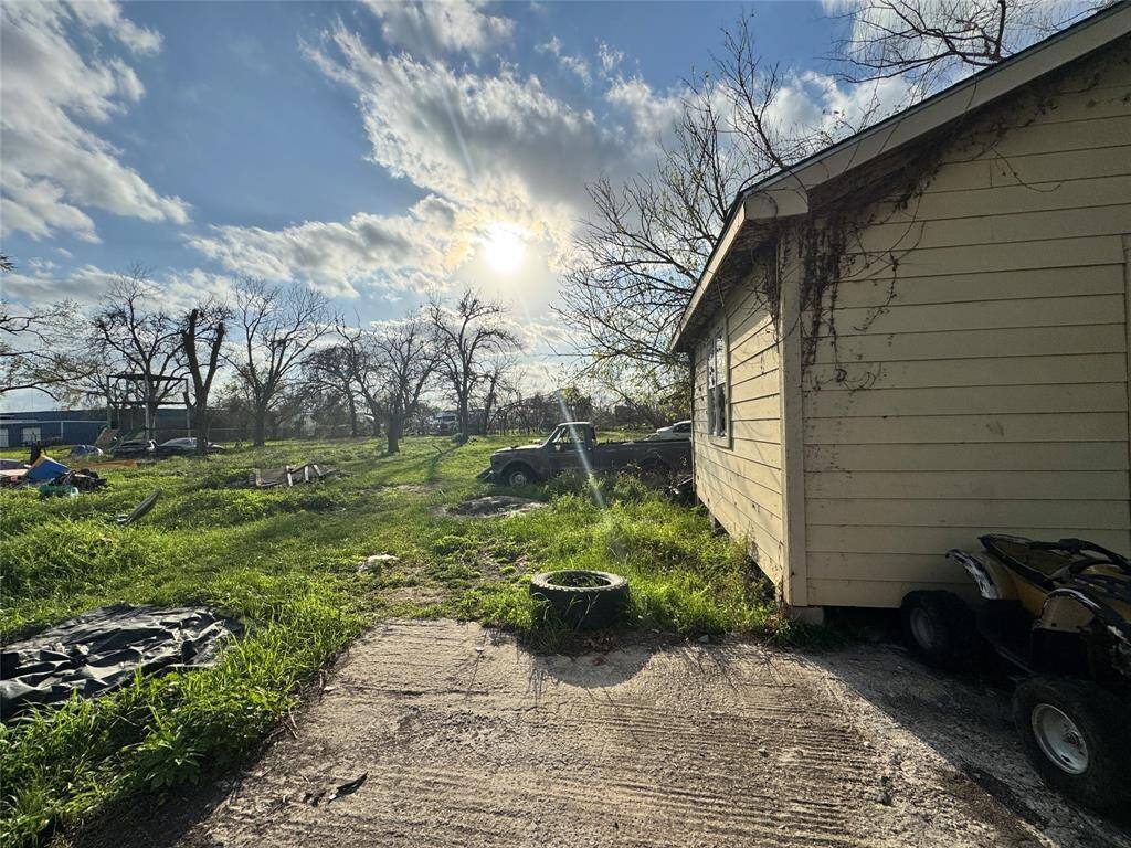 back of property