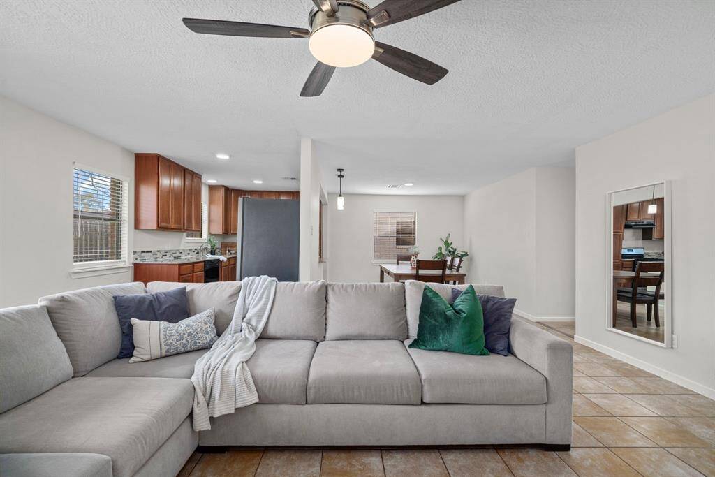 Open concept living, kitchen, and dining!