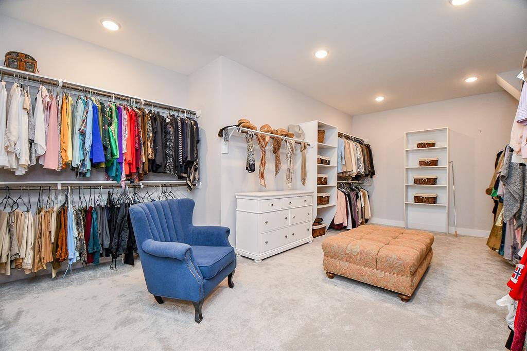 YES! The closest is as big as it looks! The floorplan included a big closet, then the builder enhanced the size by using the space originally intended to be 3rd garage stall to create this magnificent space. This is also ideal for workout equipment, craft area or extra storage.