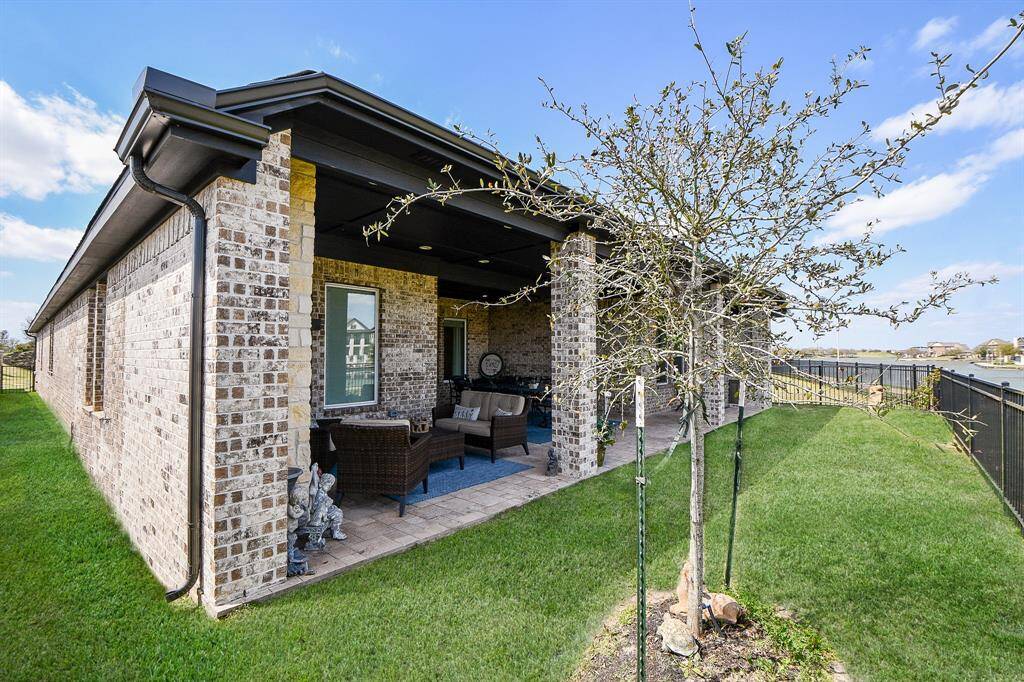 There are no neighbors on this side of the house allowing additional privacy.