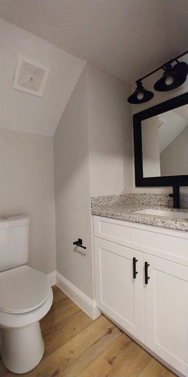 Half bathroom on downstairs Area