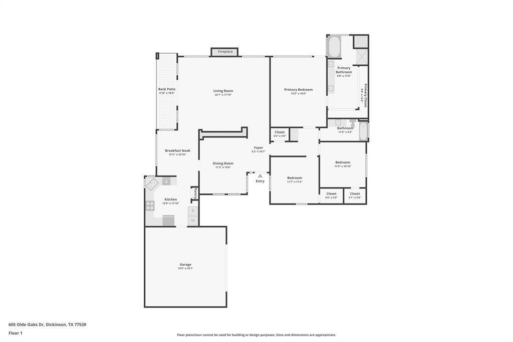 Floor plan of this amazing home!