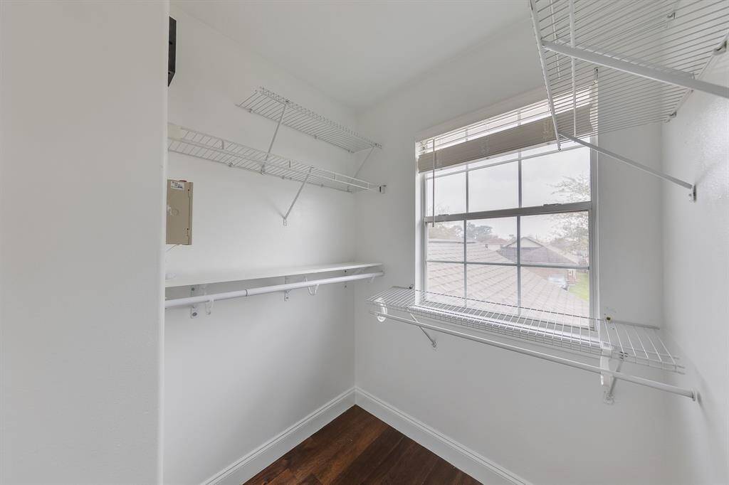Bedroom three's large closet offers ample storage, keeping your wardrobe and belongings organized and within reach.