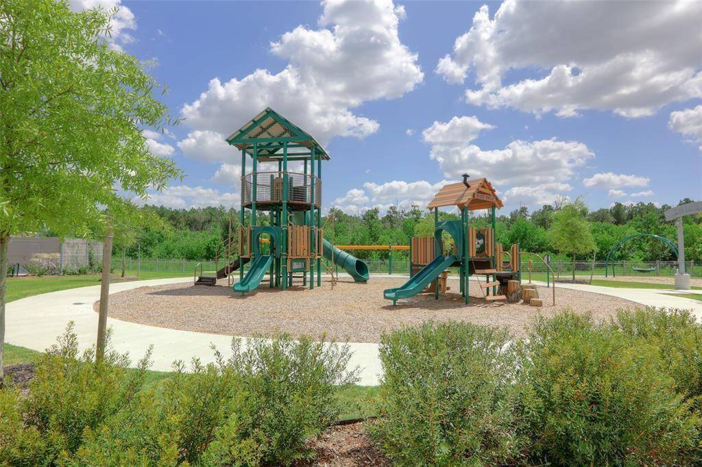 One of several community parks in the neighborhood.
