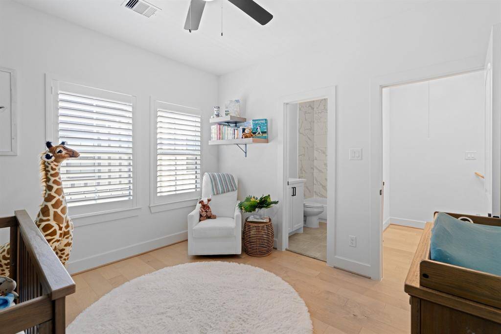 Another view of the secondary bedroom with its own ensuite bathroom.