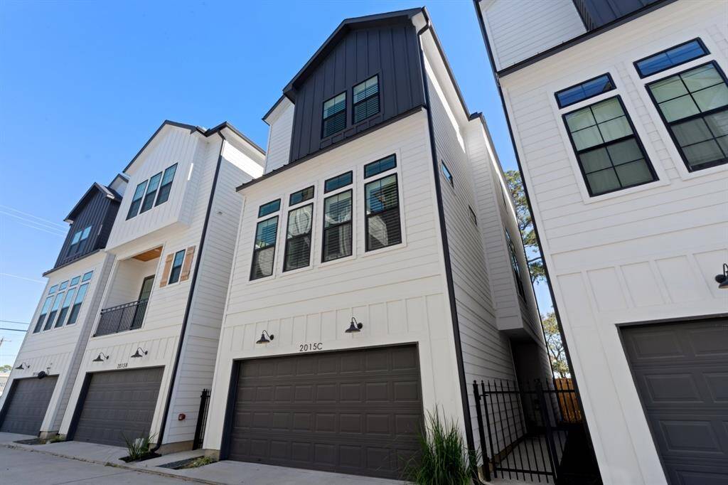 This home is complete with a 2 car garage and fenced entryway.